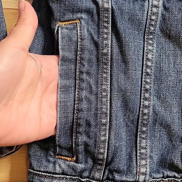 Wrangler Womens Classic Denim Jacket - Blue Size M - Picture 5 of 11